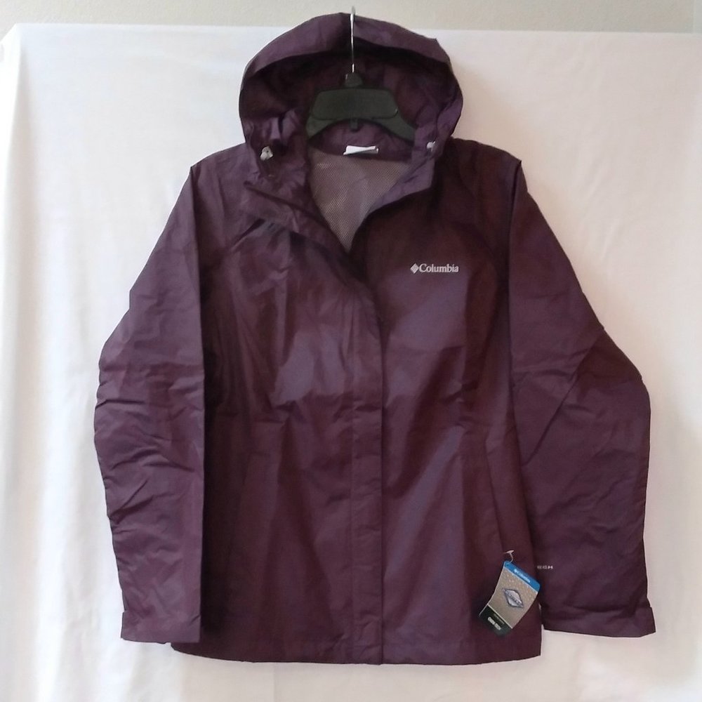 🆕 Columbia Women's Timber Pointe II Jacket, Small - Black Cherry,NWT, Authentic